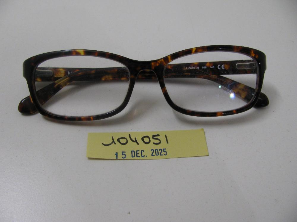 Lunettes : N° 2025007289 Trouvé(e) le : Tue Dec 16 00:00:00 CET 2025
